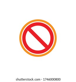 stop logo icon vector template illustration