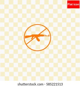 Stop of military  icon Vector design.