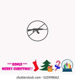 Stop of military  vector illustration.