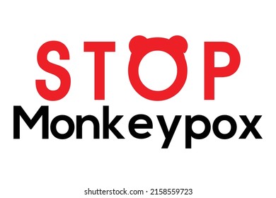 Stop Monkeypox virus 2022, Smallpox of monkeys, Medical and health concept