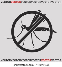 Stop mosquito icon.