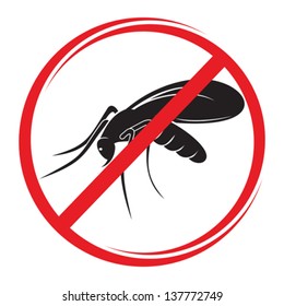 stop mosquito sign