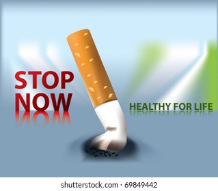 stop now. stop smoking.