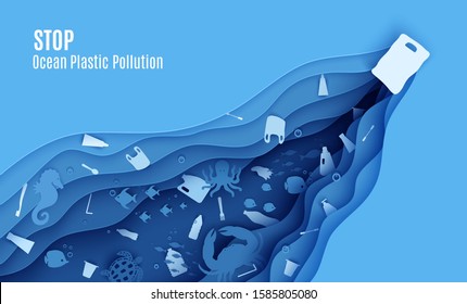 Paper Art Red Boat Sea Origami Stock Vector (Royalty Free) 1139689523 ...