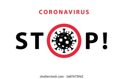 Stop the pandemic coronavirus outbreak covid-19, 2019-nCoV symptoms in Wuhan China. Coronavirus travel around Europe and the world. Warning and quarantine with a mouth mask. Protection icon lock sign
