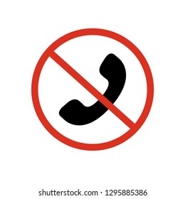 Stop phone icon vector. Stop phone symbol. Linear style sign for mobile concept and web design. Stop phone symbol illustration. Pixel vector graphics - Vector.