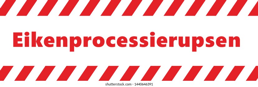 Stop Pine or Oak processionary marching Caterpillar moth Waring procession OPM signs Tiny hairs allergic reaction Poisonous banner Vector tree lind Beware sign Nest, swarm of thaumetopoea processione