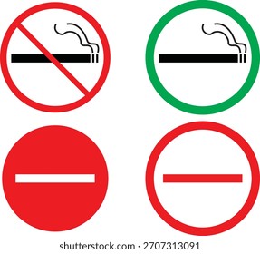 Colección de íconos de detención, prohibición y restricción. Señales de advertencia esenciales para los gráficos de seguridad e información. Kit universal de signos de peligro y prohibición de seguridad.