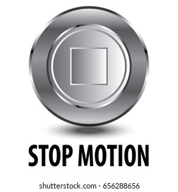 stop push button metal modern design for web site , background and graphic illustration.