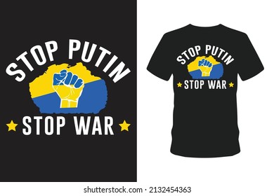 Detengan el diseño de camisetas de guerra de Putin.