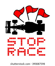stop race red flag