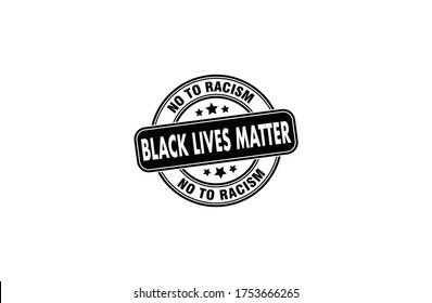 Stop racism. Black lives matter. African American arm gesture. Anti discrimination, help fighting racism poster, Politics tolerance acceptance banner concept. People equality united template in vector