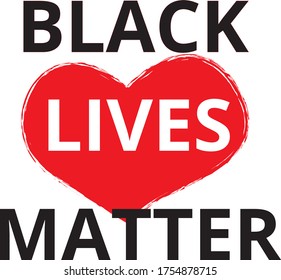 Stop racism. Black lives matter, we are equal. No racism concept.  Human Rights of Black People in U.S. America. Handwritten lettering on white background. Vector Eps. 8