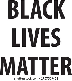 Stop racism. Black lives matter, we are equal. No racism concept.  Human Rights of Black People in U.S. America. Handwritten lettering on white background. Vector Eps. 8