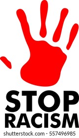 Stop Racism, Icon, Flat, Vector, Line, Set,  Symbol, Hand