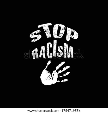 Similar – Stop Racism stoppen Faust