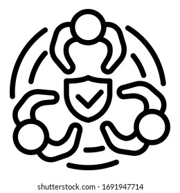 Stoppt die Einheit des Rassismus. Vektorillustration für die Einheit des Rassismus in der Rahmenregelung, Symbol für Webdesign einzeln auf weißem Hintergrund