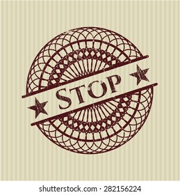 Stop rubber stamp