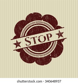 Stop rubber stamp
