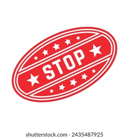 Stop Rubber stamp Design arts illustration 