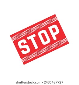 Stop Rubber stamp Design arts illustration 