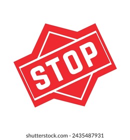 Stop Rubber stamp Design arts illustration 