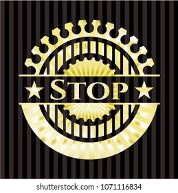 Stop shiny emblem