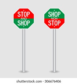 Stop and shop, Shop non stop