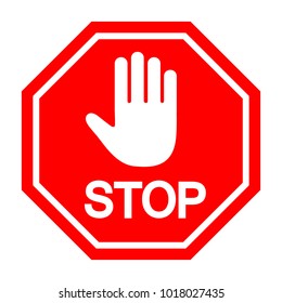 the stop sign