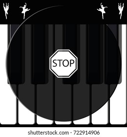 Stop sign.