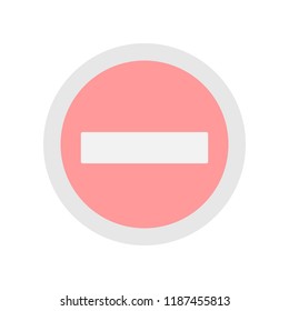 stop sign colored icon. Element of colored construction sign for mobile concept and web apps. Color stop sign icon can be used for web and mobile