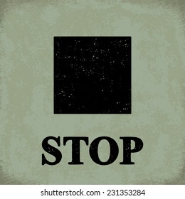 Stop sign - conceptual vector illustration 1