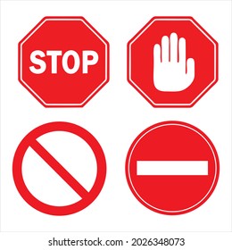 stop sign design vector illustratiton