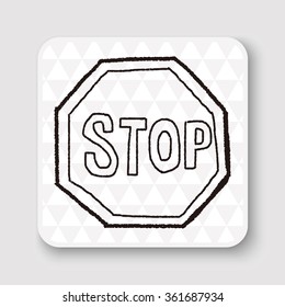 Stop Sign Doodle