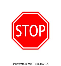 Stop sign icon