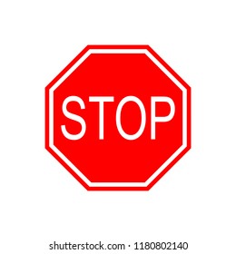 Stop sign icon