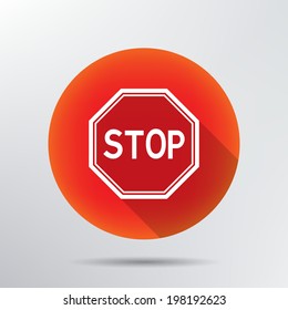 stop sign icon.