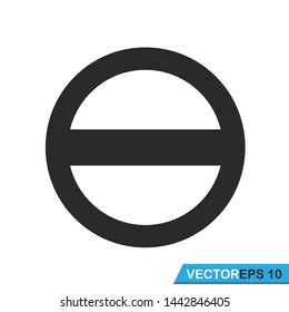 stop sign icon vector design template