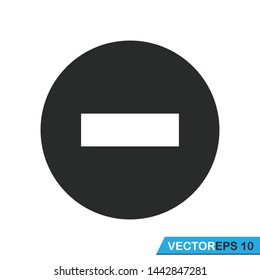stop sign icon vector design template