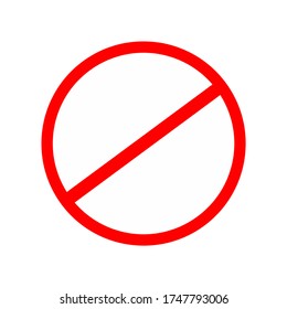 Stop sign, stop icon - vector stop illustration. red warning symbol