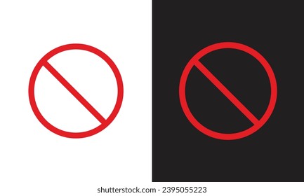stop sign icon vector red design