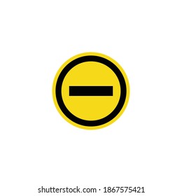 stop sign icon vector symbol