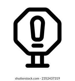 stop sign icon for your website, mobile, presentation, and logo design.