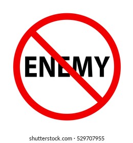 stop sign. no enemy