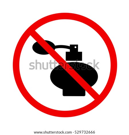 stop sign. no perfume