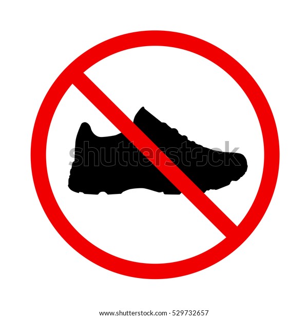 Stop Sign No Shoes Stock Vector (Royalty Free) 529732657 | Shutterstock