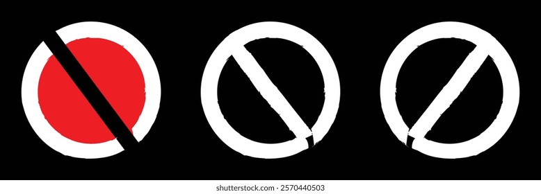 Stop sign. no sign vector, do not enter sign.