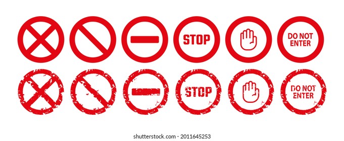 detener la señal en el fondo blanco. Icono del vector.