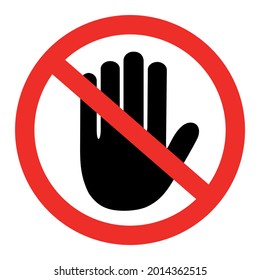 stop sign on a white background