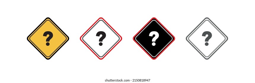 stop sign on white background. Vector icon.
